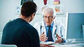 A doctor consultation with problems with potency