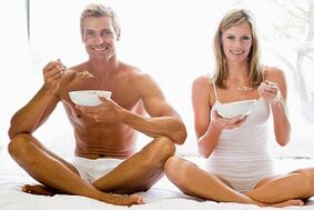 eating food to increase potency